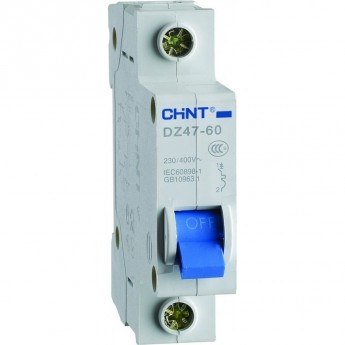 Автоматический выключатель CHINT DZ47-60 1P 20A 4.5KA х-ка B