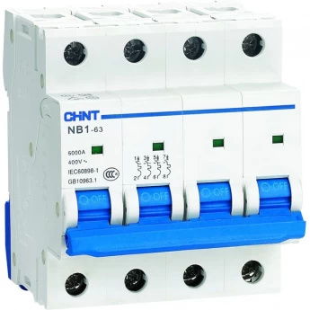 Автоматический выключатель CHINT NB1-63 4P 32A 6кА х-ка C (DB) (R)