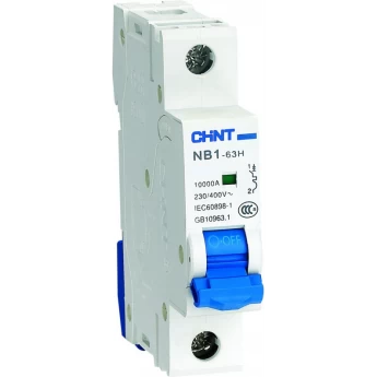 Автоматический выключатель CHINT NB1-63H 1P 10A 10кА х-ка D (R)