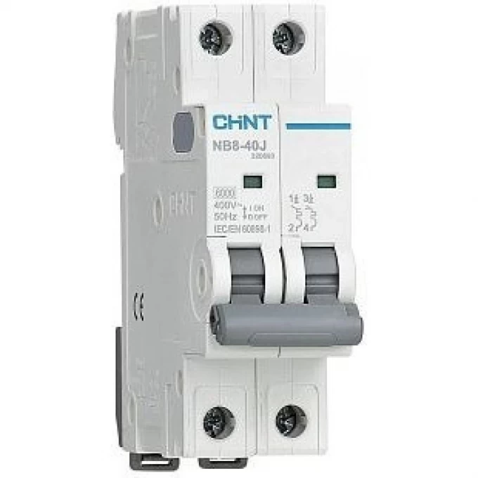 Автоматический выключатель CHINT NB8-40J 2P D6 6кА (R) 320698 Автоматический выключатель CHINT NB8-40J 2P D6 6кА (R) 320698