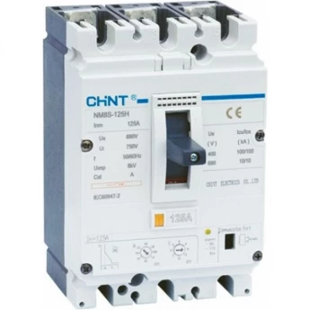 Автоматический выключатель CHINT NM8-125H 3P 100А 100кА