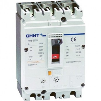 Автоматический выключатель CHINT NM8-250H 3P 200А 100кА