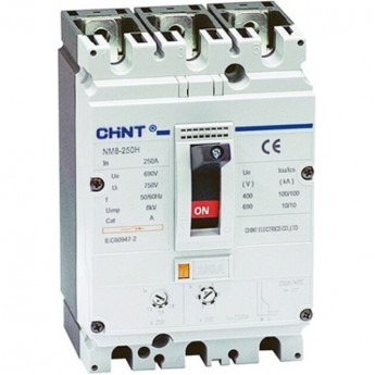 Автоматический выключатель CHINT NM8-250H 3P 250А 100кА