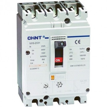Автоматический выключатель CHINT NM8-250S 3P 100А 50кА