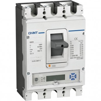 Автоматический выключатель CHINT NM8N-630HVC TM 3P 500А 36кА с рег. термомаг. расцепителем (R)