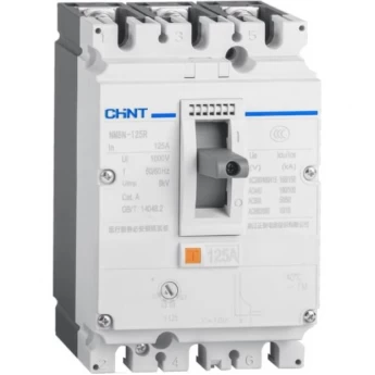 Автоматический выключатель CHINT NM8NDC-125B TM 1P 50А 25кА с рег. термомаг. расцепителем (R)