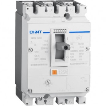 Автоматический выключатель CHINT NM8NDC-125B TM 2P 32А 25кА с рег. термомаг. расцепителем (R)