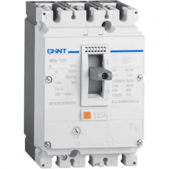 Автоматический выключатель CHINT NM8NDC-125S TM 4P 50А 50кА с термомаг. расцепителем (R)