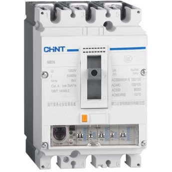 Автоматический выключатель CHINT NM8NDC-250S TM 2P 250А 50кА с рег. термомаг. расцепителем (R)