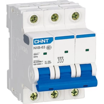 Автоматический выключатель CHINT NXB-63S 3P 40А 4.5kA х-ка B (R)