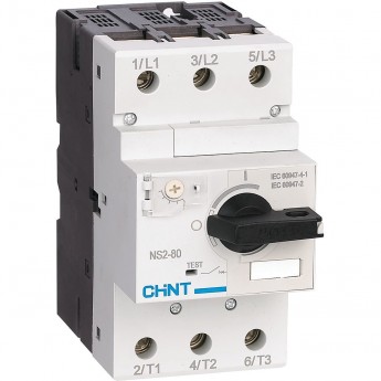 Автоматический выключатель защиты двигателя CHINT NS2-80 23-32A с поворотной ручкой (R) Автоматический выключатель защиты двигателя CHINT NS2-80 23-32A с поворотной ручкой (R)