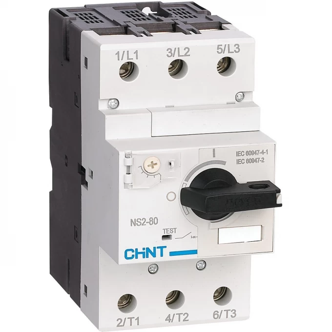 Автоматический выключатель защиты двигателя CHINT NS2-80B 40A-63A (R) 495088 Автоматический выключатель защиты двигателя CHINT NS2-80B 40A-63A (R) 495088
