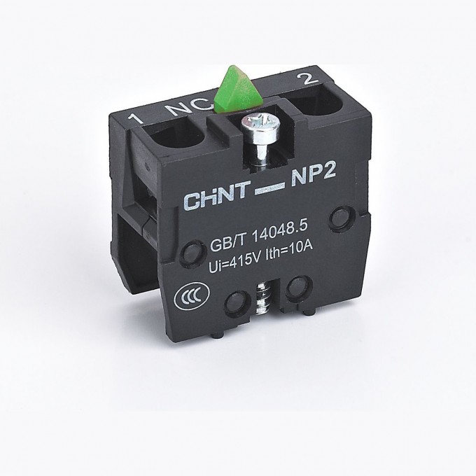 Блок контактный CHINT для кнопочного поста NP2 NP2-L1111 1НО (R) 683969 Блок контактный CHINT для кнопочного поста NP2 NP2-L1111 1НО (R) 683969
