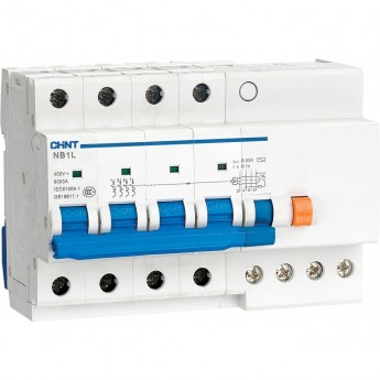 Дифатомат CHINT NB1L-63 4P C63 100mA тип AC 6kA (R)