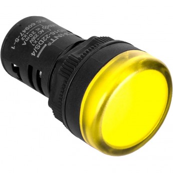 Индикатор CHINT ND16-22D/4C желтый, встр. конденсатор, IP65 АС110В (R)