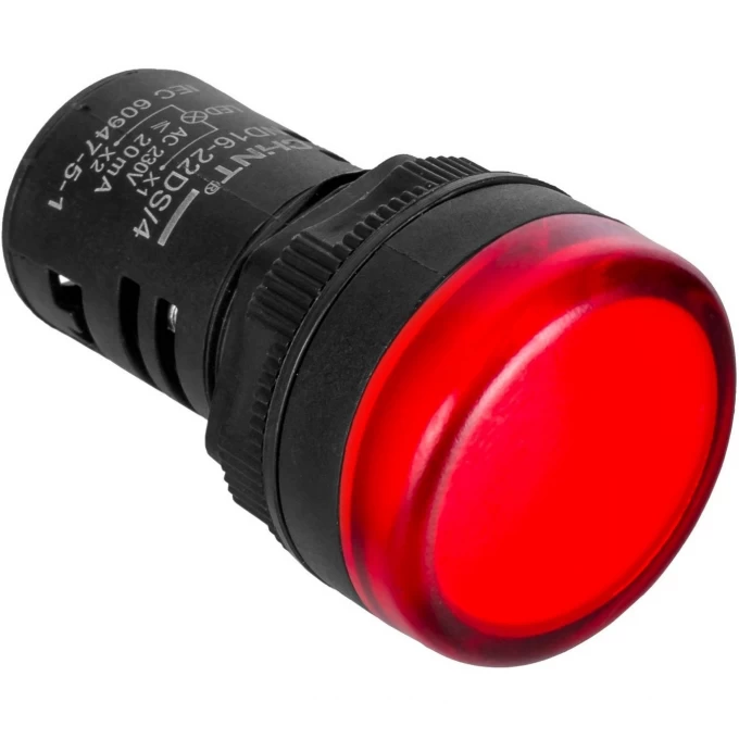 Индикатор CHINT ND16-22D/4C красный, встр. конденсатор, IP65 АС110В (R) 828047 Индикатор CHINT ND16-22D/4C красный, встр. конденсатор, IP65 АС110В (R) 828047