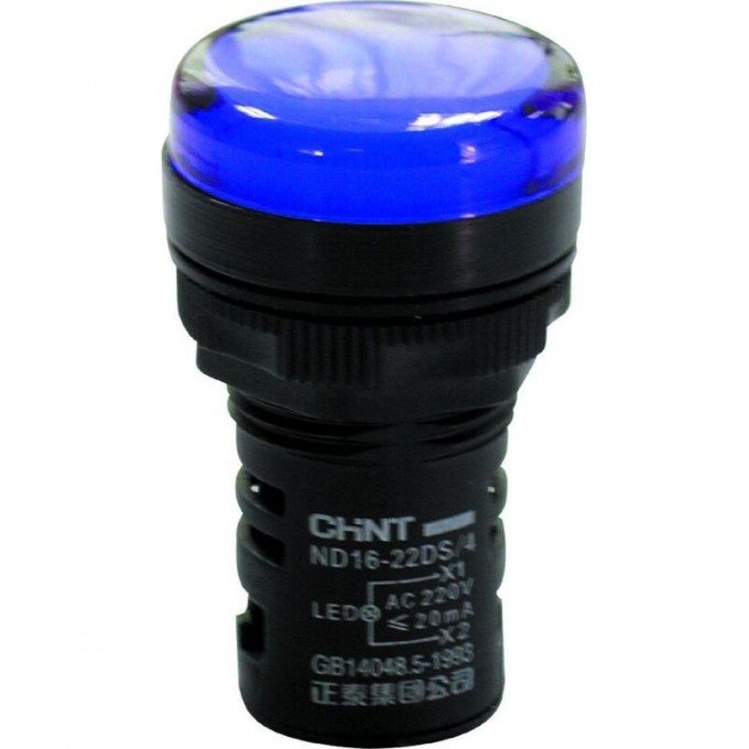 Индикатор CHINT ND16-22DS/4 синий АС380В (R) 592722