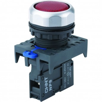 Индикатор CHINT NP8-D/1 белый AC110-230В (R) Индикатор CHINT NP8-D/1 белый AC110-230В (R)