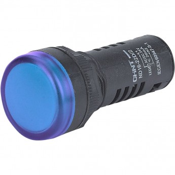 Индикатор помехозащищенный CHINT ND16-22D/4K2 синий АС 230В (R)