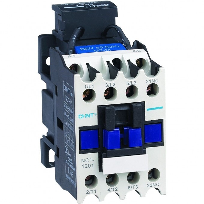 Контактор CHINT NC1-1208 2НО+2НЗ 230В 50/60Гц (R) 221308 Контактор CHINT NC1-1208 2НО+2НЗ 230В 50/60Гц (R) 221308