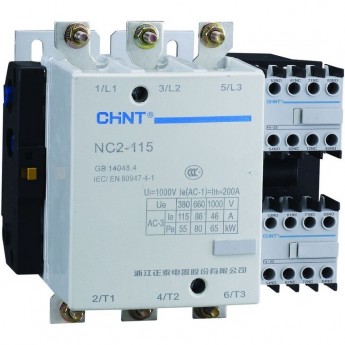 Контактор CHINT NC2-115NS реверс 115A 220-240В/АС3 50Гц (R)