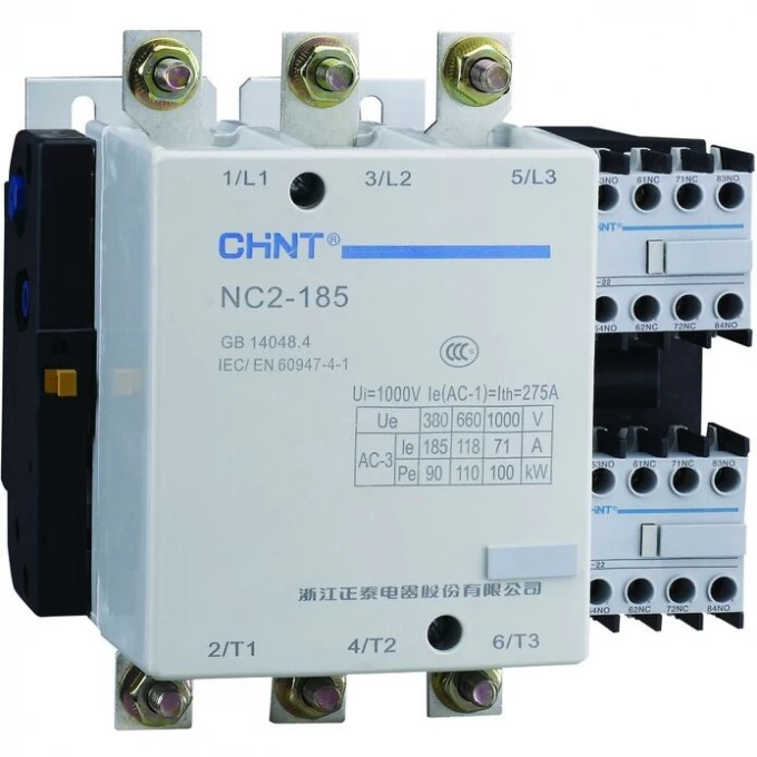 Контактор CHINT NC2-185NS реверс 185A 220-240В/АС3 50Гц (R) 235824 Контактор CHINT NC2-185NS реверс 185A 220-240В/АС3 50Гц (R) 235824