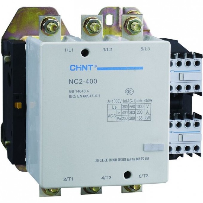 Контактор CHINT NC2-400 400A 110В/АС3 50Гц (R) 236145