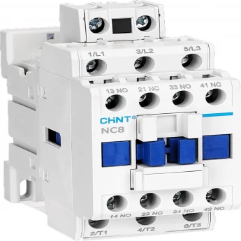 Контактор CHINT NC8-12/W 3P 12А AC/DC (100~250В) (R)
