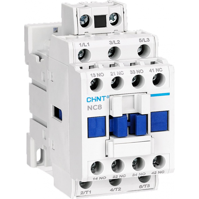 Контактор CHINT NC8-18/W 3P 18А AC/DC (24~60В) 1НО+1НЗ (R) 572285 Контактор CHINT NC8-18/W 3P 18А AC/DC (24~60В) 1НО+1НЗ (R) 572285