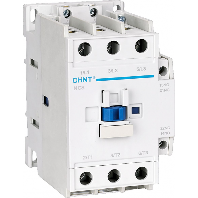 Контактор CHINT NC8-80/W 3P 80А AC/DC (100~250В) 1НО+1НЗ (R) 506516 Контактор CHINT NC8-80/W 3P 80А AC/DC (100~250В) 1НО+1НЗ (R) 506516