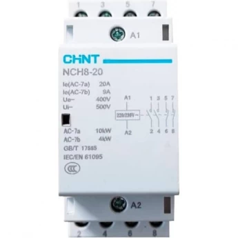 Контактор модульный CHINT NCH8-20/22 20A 2НЗ+2НО AC24В 50Гц (R)