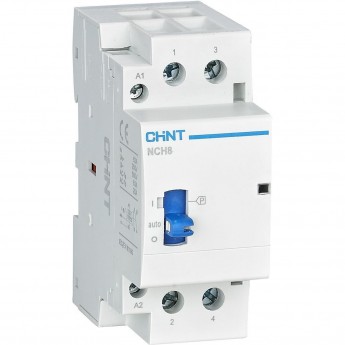 Контактор модульный с ручным управлением CHINT NCH8-16M/20 AC24В 50/60Гц (R) Контактор модульный с ручным управлением CHINT NCH8-16M/20 AC24В 50/60Гц (R)
