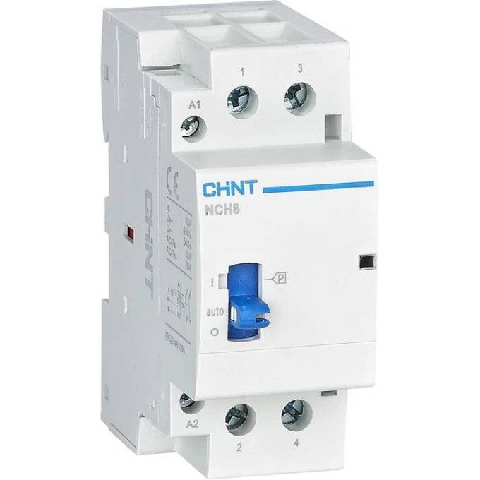 Контактор модульный с ручным управлением CHINT NCH8-63M/02 AC24В 50/60Гц (R) 257449 Контактор модульный с ручным управлением CHINT NCH8-63M/02 AC24В 50/60Гц (R) 257449