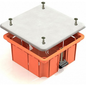 Коробка распаячная CHINT для скрытого монтажа в полых стенах 92х92х45мм (с пластиковыми зажимами)