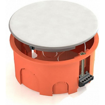 Коробка распаячная CHINT для скрытого монтажа в полых стенах D80мм х 40мм (с пластиковыми зажимами)