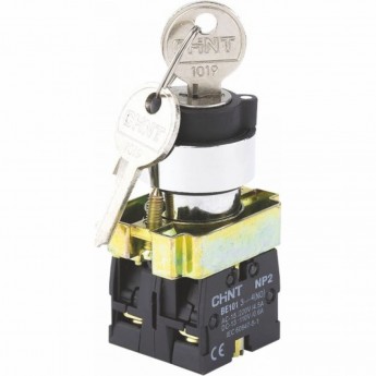 Переключатель CHINT NP2-BG25, 2 положения фиксацией, 1НО+1НЗ, IP40 (R)