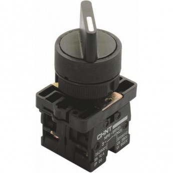 Переключатель CHINT NP2-ED24, 2 положения фиксацией, 2НЗ, IP40 (R)