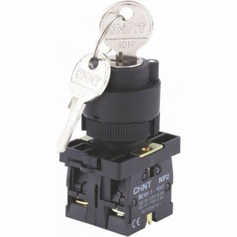 Переключатель CHINT NP2-EG33, 3 положения фиксацией, 2НО, IP40 (R) Переключатель CHINT NP2-EG33, 3 положения фиксацией, 2НО, IP40 (R)