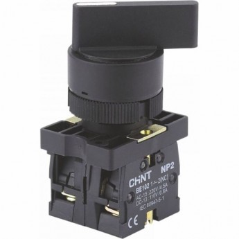Переключатель CHINT NP2-EJ24, 2 положения фиксацией, 2НО, IP40 (R)