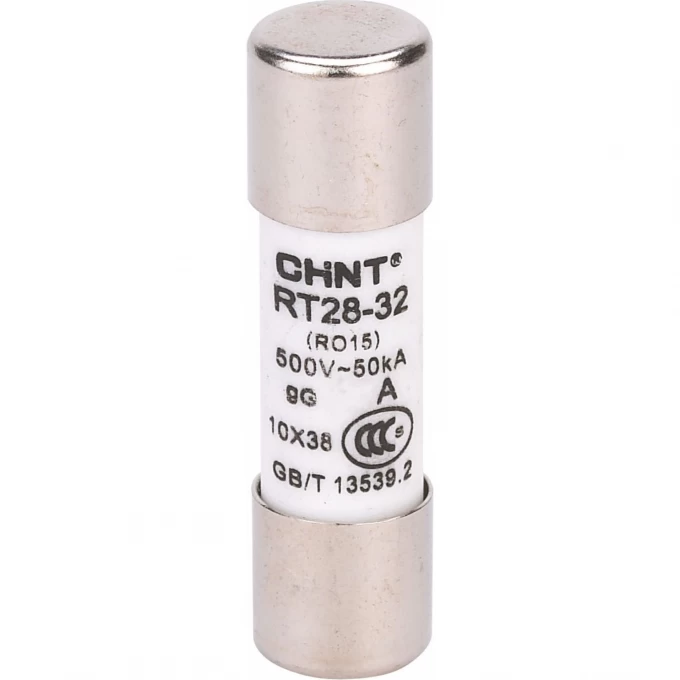 Плавкая вставка цилиндрическая CHINT RT28-32 10A 10х38 (R) 520478 Плавкая вставка цилиндрическая CHINT RT28-32 10A 10х38 (R) 520478