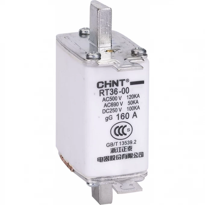 Плавкая вставка предохранителя CHINT RT36-1-250, габарит 1, 100А (R) 521520 Плавкая вставка предохранителя CHINT RT36-1-250, габарит 1, 100А (R) 521520
