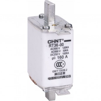 Плавкая вставка предохранителя CHINT RT36-1-250, габарит 1, 80А (R)