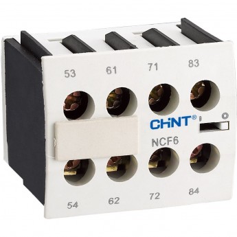 Приставка CHINT доп.контакты NCF6-20 к Контактору NC6 (R) Приставка CHINT доп.контакты NCF6-20 к Контактору NC6 (R)