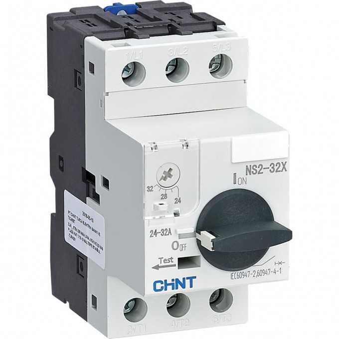 Пускатель CHINT NS2-32X 24-32A с поворотной ручкой (R) 139373