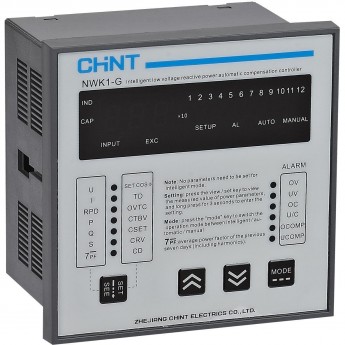 Регулятор реактивной мощности CHINT NWK1-GR-12GB с 12-тью контурами RS-485