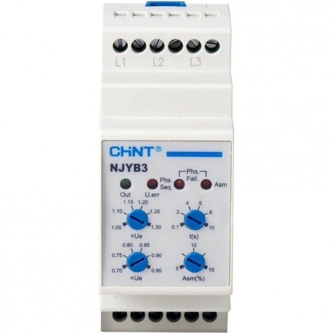 Реле контроля фаз CHINT NJYB3-8 AC380V (R) 697027