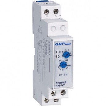 Реле времени CHINT NJS5-M1 ( регулир. уставка задержка времени) АС230B Реле времени CHINT NJS5-M1 ( регулир. уставка задержка времени) АС230B