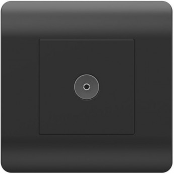 Розетка антенная одиночная TV коннектор CHINT NEW3-E, черный Розетка антенная одиночная TV коннектор CHINT NEW3-E, черный