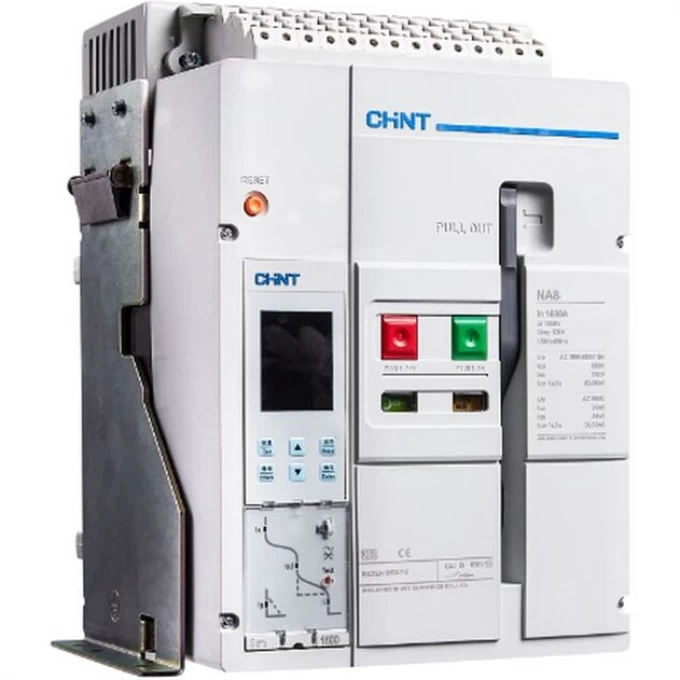 Воздушный автоматический выключатель CHINT NA8-4000H-3200H/3P стац.,3200А, 100кА, тип H, DC220В (R) 262757 Воздушный автоматический выключатель CHINT NA8-4000H-3200H/3P стац.,3200А, 100кА, тип H, DC220В (R) 262757