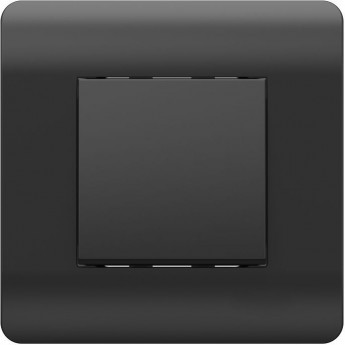 Выключатель 1-клавишный без фиксации CHINT NEW3-E, 10А, черный Выключатель 1-клавишный без фиксации CHINT NEW3-E, 10А, черный